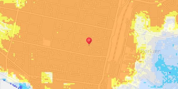Grundvandsdybder på Danmarksgade 21, 1. 