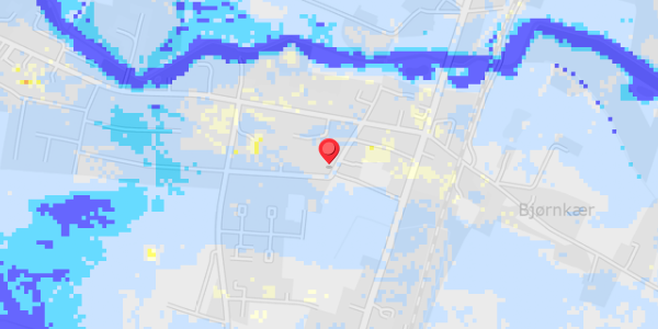 Grundvandsdybder på Harevej 2D