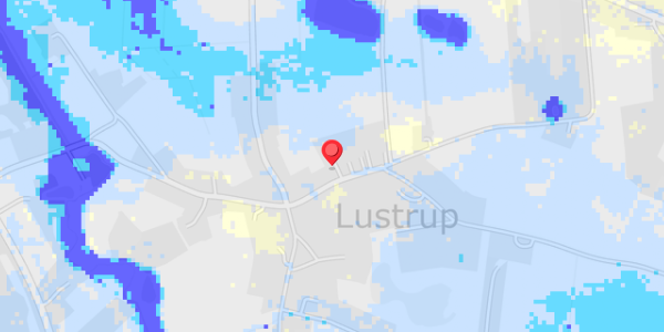 Grundvandsdybder på Lustrupvej 41