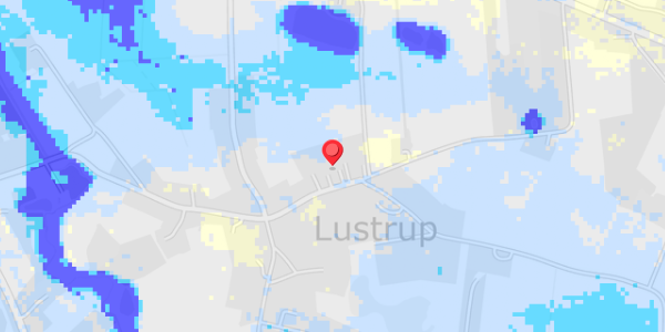 Grundvandsdybder på Lustrupvej 45