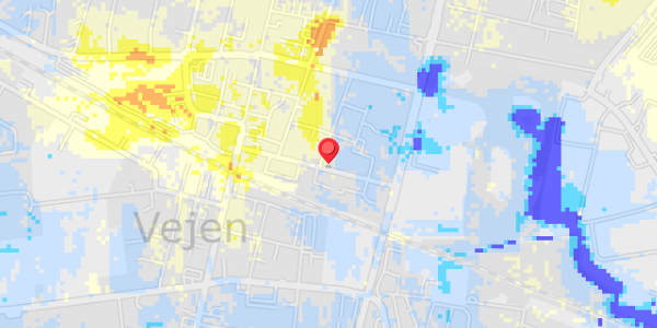 Grundvandsdybder på Danmarksgade 2