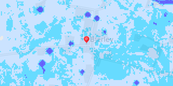 Grundvandsdybder på Bjerlev Hedevej 2