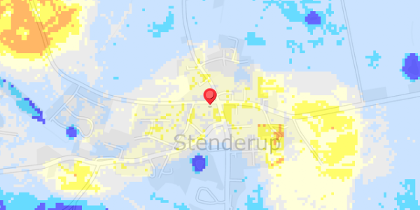 Grundvandsdybder på Lystrupvej 1