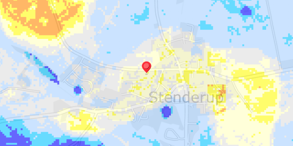 Grundvandsdybder på Lystrupvej 9