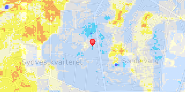Grundvandsdybder på Solvang 2
