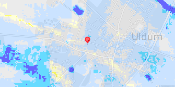 Grundvandsdybder på Vestergade 13