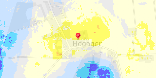 Grundvandsdybder på Langgade 91