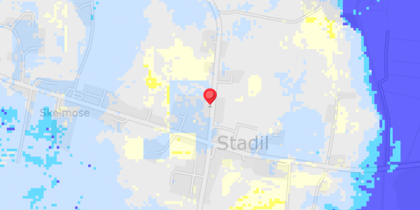 Grundvandsdybder på Bjerregårdvej 7