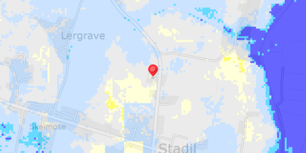 Grundvandsdybder på Bjerregårdvej 13