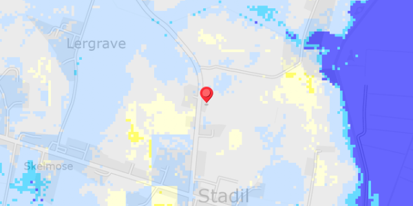 Grundvandsdybder på Bjerregårdvej 28