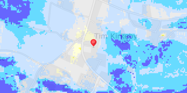 Grundvandsdybder på Tim Kirkevej 22