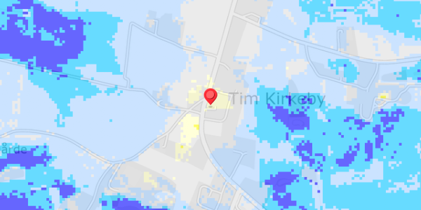 Grundvandsdybder på Tim Kirkevej 28B