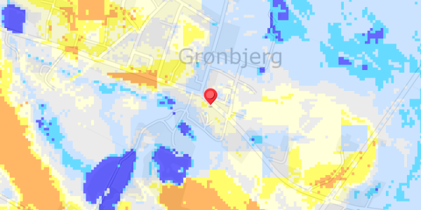 Grundvandsdybder på Algade 21