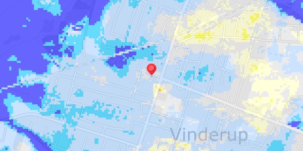 Grundvandsdybder på Vestergade 3