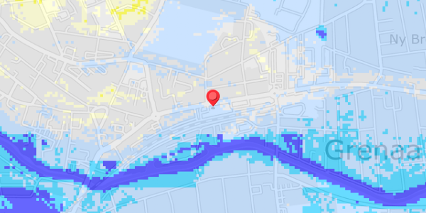 Grundvandsdybder på Østerbrogade 2