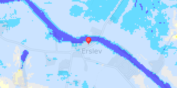 Grundvandsdybder på Erslevvej 79