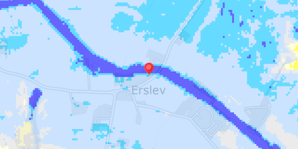 Grundvandsdybder på Erslevvej 83
