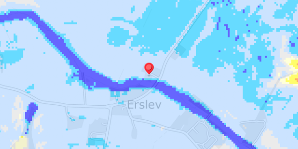 Grundvandsdybder på Erslevvej 85