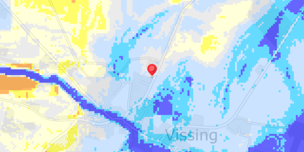 Grundvandsdybder på Hoelvej 23A