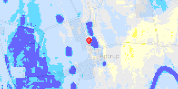 Grundvandsdybder på Aptrupvej 75