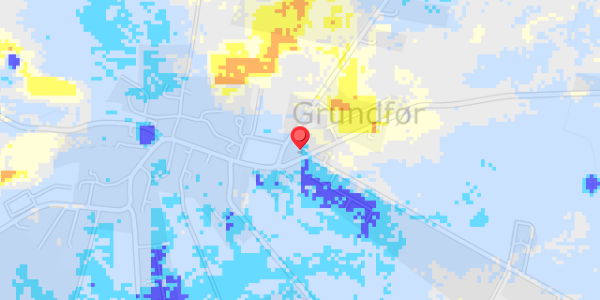Grundvandsdybder på Algade 2