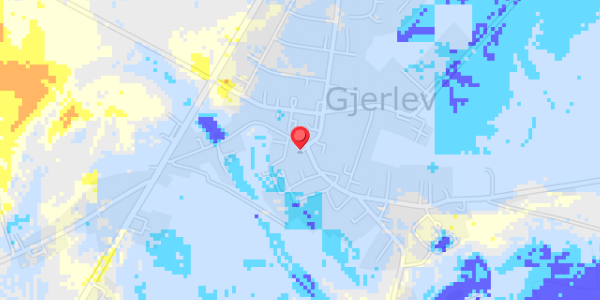 Grundvandsdybder på Akseltorv 7