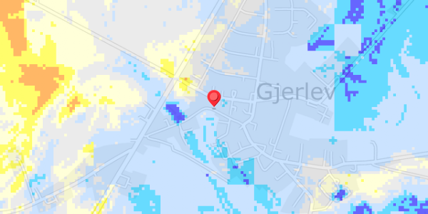 Grundvandsdybder på Vestergade 12
