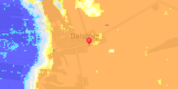 Grundvandsdybder på Dalstrupvej 11