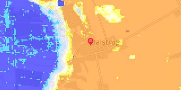 Grundvandsdybder på Dalstrupvej 28