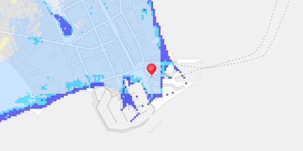 Grundvandsdybder på Havnegade 2