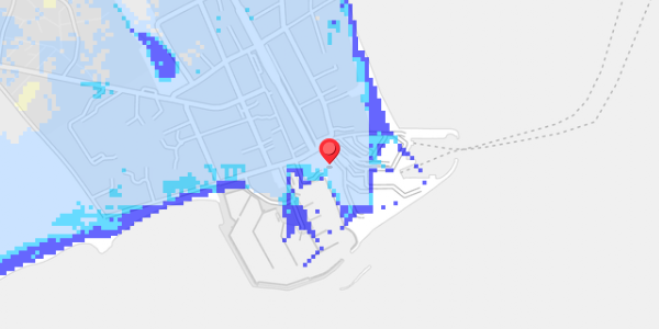 Grundvandsdybder på Havnegade 2D