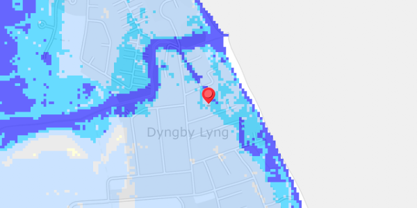 Grundvandsdybder på Kystagervej 7B