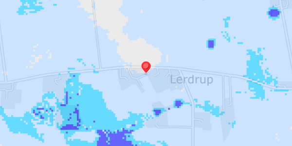 Grundvandsdybder på Lerdrupvej 77
