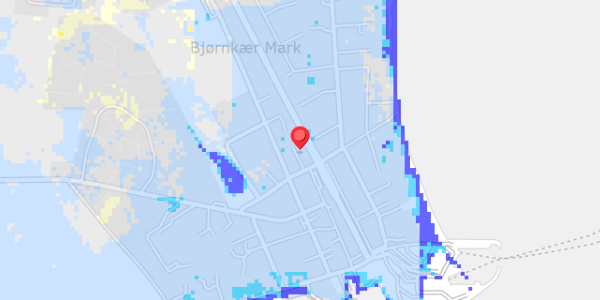 Grundvandsdybder på Nørreled 16B