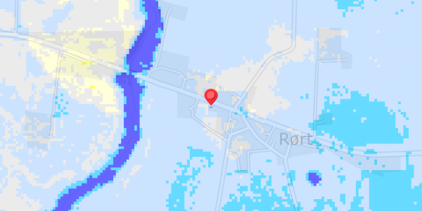 Grundvandsdybder på Strandvejen 135