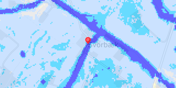 Grundvandsdybder på Teglgaardsvej 107