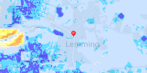 Grundvandsdybder på Lemming Bygade 49