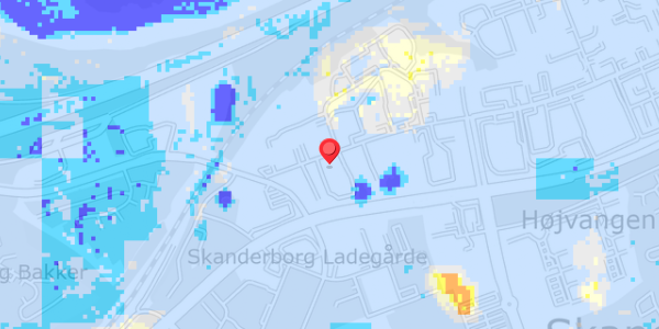 Grundvandsdybder på Danmarksvej 8