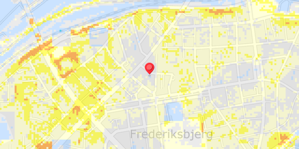 Grundvandsdybder på Dannebrogsgade 10, 1. tv
