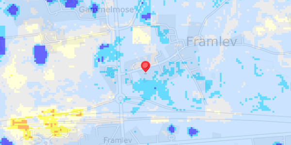 Grundvandsdybder på Framlevvej 6