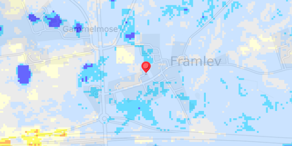 Grundvandsdybder på Framlevvej 13