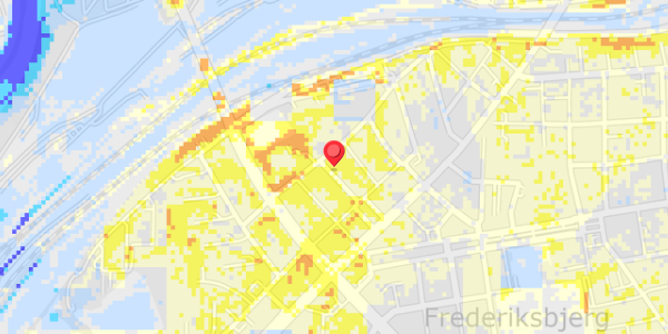Grundvandsdybder på Gerlachsgade 12, 1. th