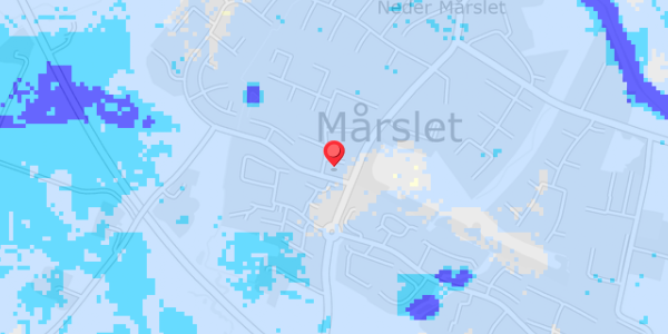 Grundvandsdybder på Ovesdal 2