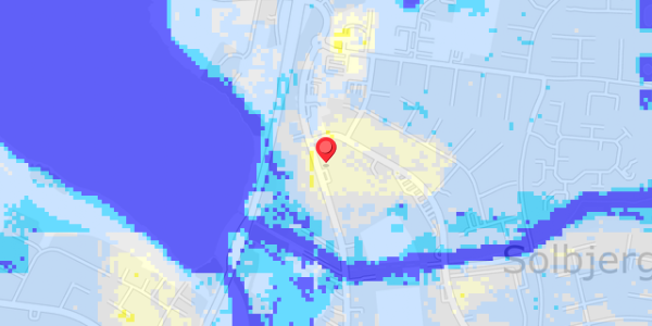Grundvandsdybder på Solbjerg Hovedgade 27