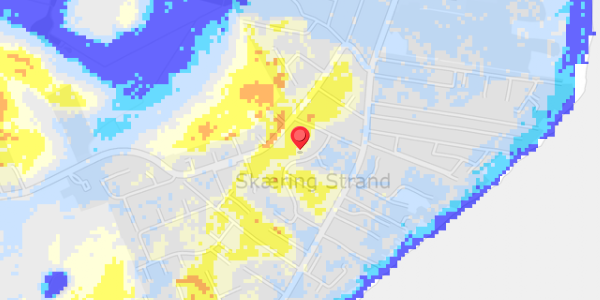 Grundvandsdybder på Strandskadevej 21
