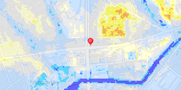 Grundvandsdybder på Vestre Ringgade 34, 2. th