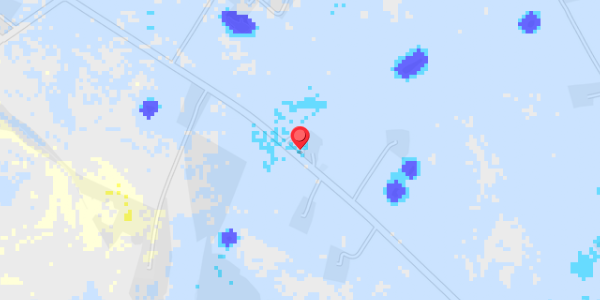 Grundvandsdybder på Bjerring Hede 38