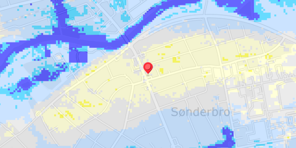 Grundvandsdybder på Brogade 49G
