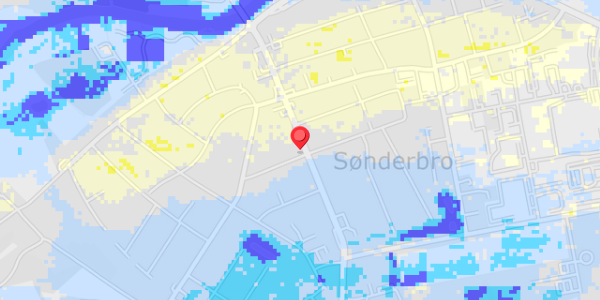 Grundvandsdybder på Brogade 50