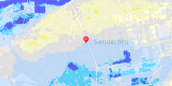 Grundvandsdybder på Brogade 54